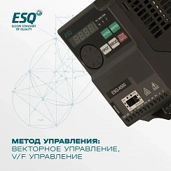 Частотный преобразователь ESQ-A500-043-2.2K 2.2кВт 380-480В