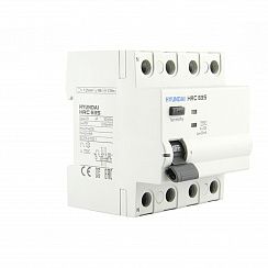 Устройство защитного отключения HRC63S 4PG4S0000C 00063F 4 полюса, 63A, 30mA (STANDARD), тип A