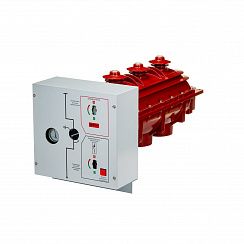 Элегазовый выключатель нагрузки трехпозиционный ESQ FLN36-12D/630-20-MOA-KFP FP3-GMP (12кВ, 630А,20кА,руч.упр.MOA, кажух с лиц. пан. выкл. нагр. KFP FP3, датч. элегаза GMP)