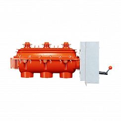 Элегазовый выключатель нагрузки ESQ FLN36-24D/630-20R-MOA-B-HS-BD-VI-PB-PА (24кВ, 630А, 20кА, руч. упр. MOA, кож. B, рук. HS, BD блок. дв., датчик индикаци VI+, мех. б-ка PB (зз),мех. б-ка PА (сил.))